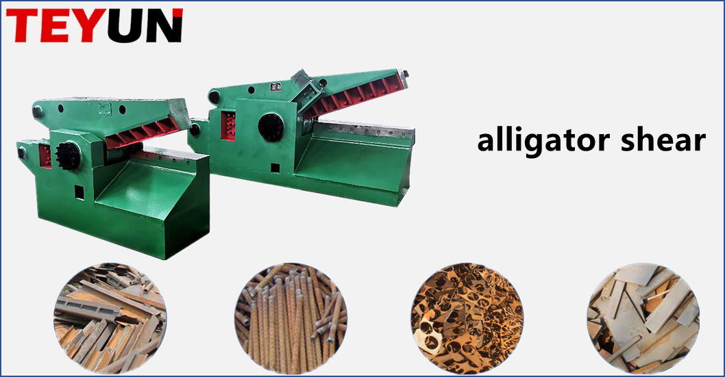 Crocodile shearing machine