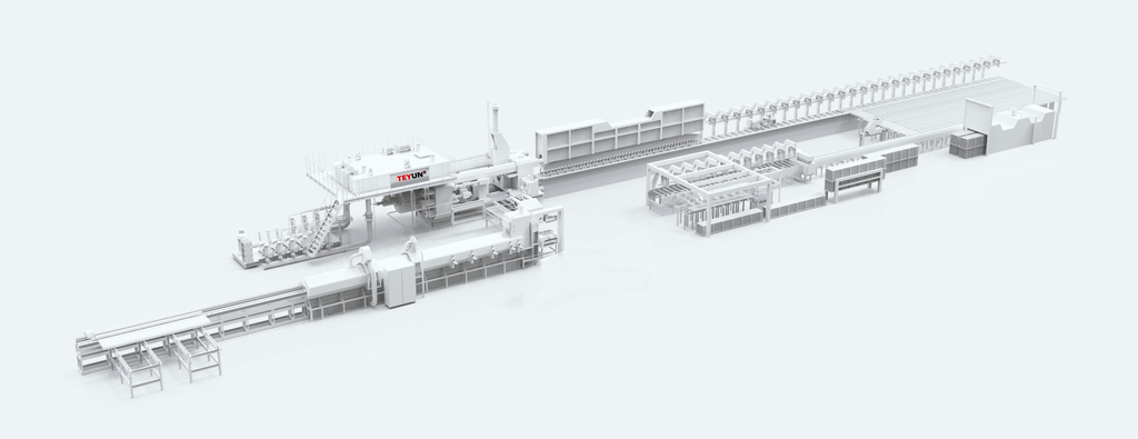 disposition de la ligne de presse d'extrusion d'aluminium