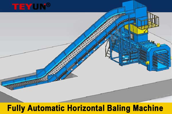 Presse à balles horizontale entièrement automatique : révolutionner la gestion des déchets