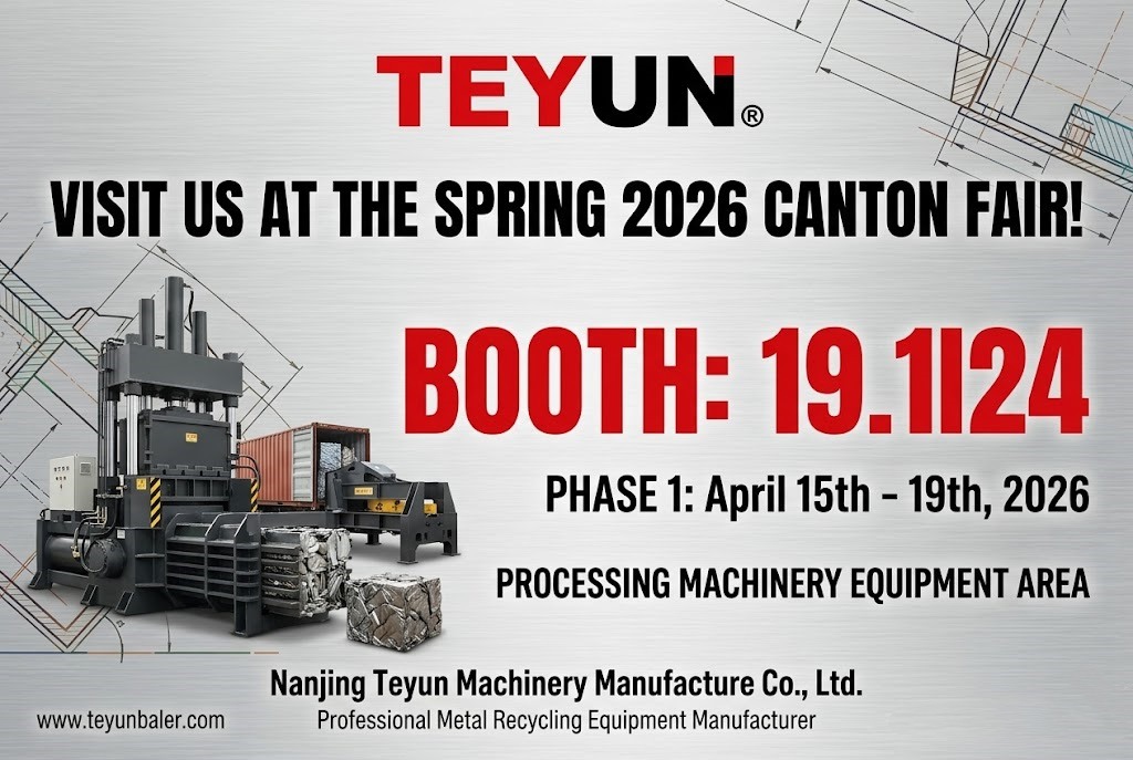 Meet Teyun Machinery at the Spring 2026 Canton Fair: Visit Booth 19.1I24