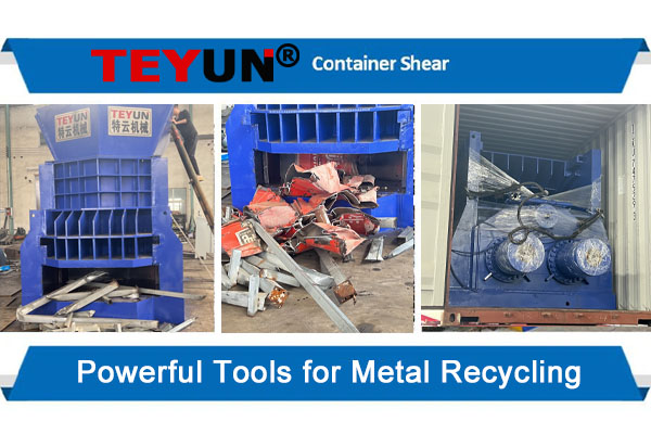 Introducing Container Shearing Machines: Powering Modern Recycling